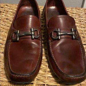Men’s red Salvatore Ferragamo shoes 9 1/2